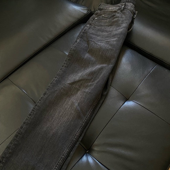 Skinny Fit Faded Black Jeans US 32/32 - Picture 3 of 4